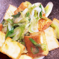クックKLRAJE☆'s cooksnap of when they made 厚揚げとネギの味噌炒め.