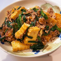 もっと食べたい☆'s cooksnap of when they made 厚揚げと韮のそぼろ餡掛け.