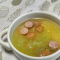 QPはにー's cooksnap of when they made 簡単キャベツとウィンナーのコンソメスープ.