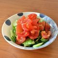 まなポコ's cooksnap of when they made チンゲン菜とトマトの簡単サラダ.