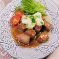 クックHG9V8Y☆'s cooksnap of when they made 牛コロコロステーキおろしと柚子胡椒たれで.