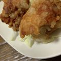 MULA's cooksnap of when they made 皿うどんの素で手羽元の唐揚げ.