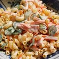 みき☆ハチ's cooksnap of when they made *わが家流☆ﾏｶﾛﾆｻﾗﾀﾞ*.