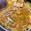 あたむ❤189's cooksnap of when they made 簡単！激ウマ！豚バラキャベツのもつ鍋風♪.