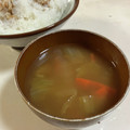 papikun's cooksnap of when they made 白菜とにんじんの味噌汁.