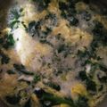 k08042ti's cooksnap of when they made 香り良し♡春菊と卵の中華スープ.