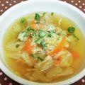 龍青空ママ's cooksnap of when they made 白菜とにんじんのスープ.