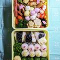 rinacorina's cooksnap of when they made 『カラフル♡うずら』キャラ弁♡お弁当彩り.