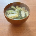 Etsu☆ko's cooksnap of when they made 白ネギと生わかめの味噌汁.