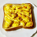 スーパーリンクス's cooksnap of when they made ぷりぷり旨い♡かまぼこマヨたまトースト.