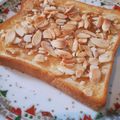 ponnko's cooksnap of when they made 給食で大人気②アーモンドトースト.