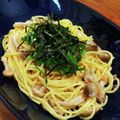 YCHキッチン's cooksnap of when they made たらこきのこパスタ.