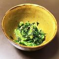 居酒屋まるみ's cooksnap of when they made 春菊のゴマ味噌和え.