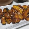 fu♪♪'s cooksnap of when they made かぼちゃのガーリック照り焼き【作り置き】.