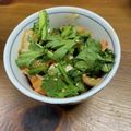 クックX7SG6G☆'s cooksnap of when they made ビールに合う♡春菊とキムチの簡単おつまみ.