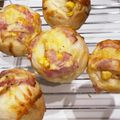 ゆーま1008's cooksnap of when they made HBで簡単★ベーコンマヨチーズパン.