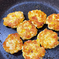 JFKクック's cooksnap of when they made ☆簡単☆コーンとカレーの鶏の丸め焼き.