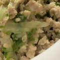 MULA's cooksnap of when they made ☆セロリとひき肉の炒め物☆.