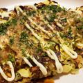 emi☆24's cooksnap of when they made ふわっと軽い♪米粉お好み焼き えのき入り.