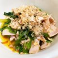 ぽろっとＱちゃん's cooksnap of when they made ✿青菜(雪菜)とハムのゆず胡椒おひたし✿.