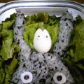 弥生姫's cooksnap of when they made ウズラの小トトロ(キャラ弁).