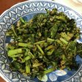 Ｎeru's cooksnap of when they made ★大根の葉のごま油炒め★.