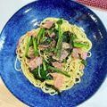 __おもち's cooksnap of when they made ほうれん草とベーコンのパスタ.