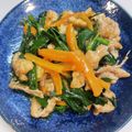 __おもち's cooksnap of when they made 鮮やかに食欲増進！ニラと人参豚コマ炒め.