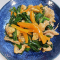 __おもち's cooksnap of when they made 鮮やかに食欲増進！ニラと人参豚コマ炒め.