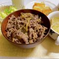 へい♡ゆー♡'s cooksnap of when they made 我が家の、つゆだくな牛丼.