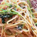 L.R's cooksnap of when they made たらこと三つ葉の和風パスタ.