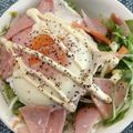 プルンバゴ's cooksnap of when they made ✿朝ごはんに✿すぐできる！ハムエッグ丼.