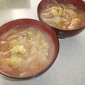 きらり流れ星's cooksnap of when they made 白菜と油あげの味噌汁.