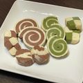 hirosemary's cooksnap of when they made チョコと抹茶のアイスボックスクッキー.