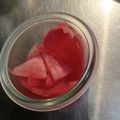 えむじえい's cooksnap of when they made 紅大根(赤かぶ)の甘酢漬け.