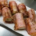 じゅんじゅん118's cooksnap of when they made 簡単！ちくわチーズのベーコン巻き巻き♪.