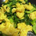 平野モコ's cooksnap of when they made かつお菜と卵の中華炒め.