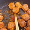 神無町's cooksnap of when they made 簡単お弁当❤ハンバーグ.