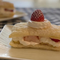 まんまるみーちゃん's cooksnap of when they made 冷凍パイで簡単♪いちごのミルフィーユ.