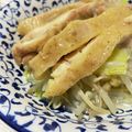 YU-ZEN's cooksnap of when they made フライパン10分鶏モモ蒸し鶏ヘルシー.