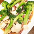 減塩パパ's cooksnap of when they made いかとブロッコリーの中華炒め.