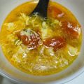 クックPLMBR8☆'s cooksnap of when they made トマトと卵の酸辣湯スープ.