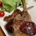 ◎ゆんすけ◎'s cooksnap of when they made 本場のラム肉のステーキ　バルサミコソース.