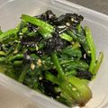 クックSK1RLI☆'s cooksnap of when they made ほうれん草のごま油炒め☆お弁当にも♪.