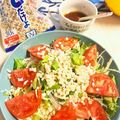 みなとのまんま's cooksnap of when they made 香味野菜の和風サラダ（梅味ドレ）.