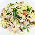 4葉のぶたぶた's cooksnap of when they made ■菜の花とベーコンのクリームパスタ■.
