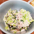 麻's cooksnap of when they made 小松菜大量消費！小松菜とツナのマヨサラダ.