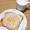 ﾋﾟﾛﾐ♡'s cooksnap of when they made ハムとチーズのトースト.
