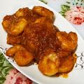 にきけん's cooksnap of when they made お手軽！玉ねぎのエビチリ.