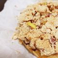 チョビ～☆'s cooksnap of when they made 低糖質★米粉のさつまいもクランブルタルト.